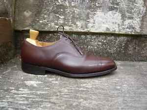ZAPATOS OXFORD CHURCH’S VINTAGE CUERO MARRÓN UK8 PARA HOMBRE TÁMESIS EXCELENTE ESTADO - Imagen 1 de 10