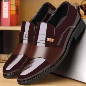 Leder Schuhe für Herren Hochzeit Formell Oxford-Schuhe Business Freizeit Büro Arbeit - Bild 1 von 26