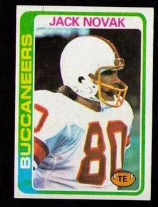 1978 Topps Football #294 Jack Novak RARE COLOR VARAITION ERROR Buccaneers - Picture 1 of 2
