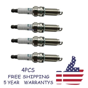 4Pcs Spark Plugs Iridium 12290-R40-A02 SXU22HCR11S 3461 For CIVIC - Picture 1 of 6