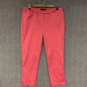 Brooks Brothers Pants Womens 10 Pink Capri Pockets Natalie Fit Ladies - Picture 1 of 12