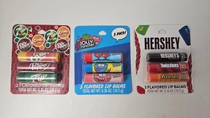 Dr. Pepper- Jolly Rancher- Hershey's Lip Balm Taste Beauty - 3 Pack You Choose!! - Picture 1 of 7