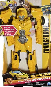 "Transformers Bumblebee Greatest Hits Modellino Musica FX Bumblebee Nuova con scatola 12"" - Foto 1 di 5