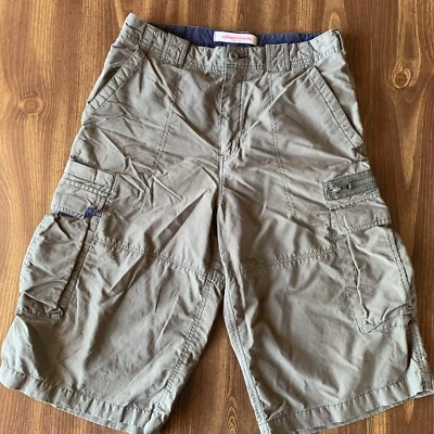 Boys Size 18 Vintage Canyon River Blues Carpenter Shorts, Hunter Green Pre Owned - Image 1 of 4