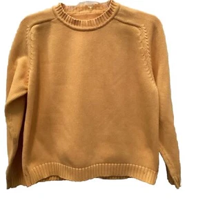 Women's Golden Yellow, Long-Sleeve Knit Sweater - Preowned - Picture 1 of 3