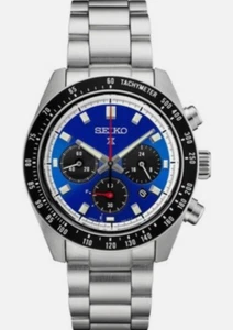 Seiko SSC931 Speedtimer Solar Chronograph Blue dial (FEDEX 2 DAY) - Picture 1 of 3