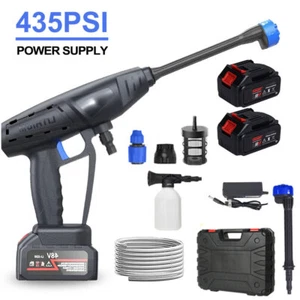 Pistola pulverizadora de agua eléctrica de alta presión manguera limpiadora portátil inalámbrica para automóvil - Imagen 1 de 12