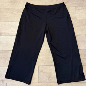 Women's Danskin Black Capri Pants Size XL - Picture 1 of 7