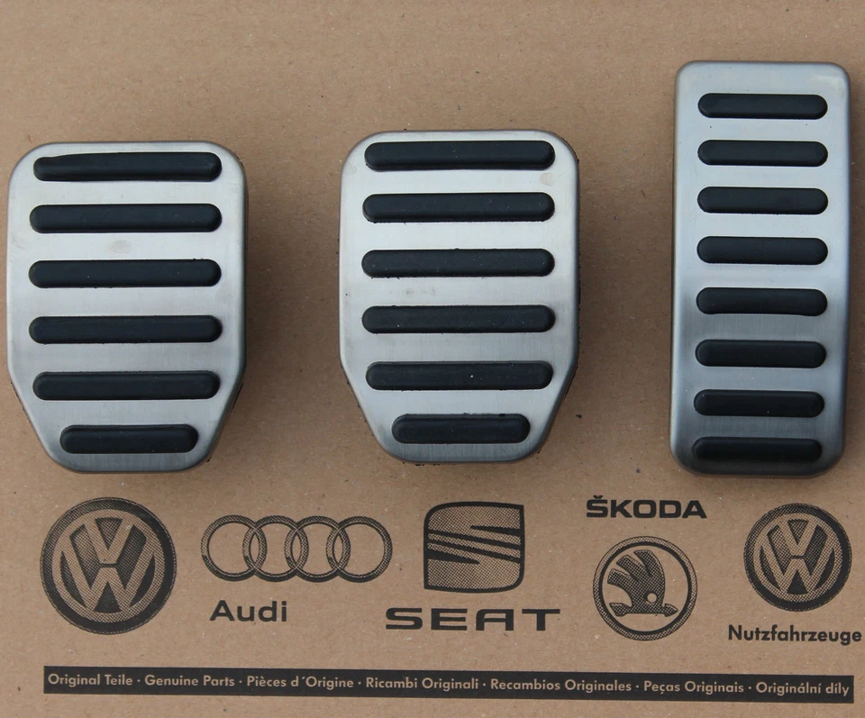 VW Bus T5 original Pedalset Pedale Pedalkappen pedal pads caps Multivan GP T6 - Bild 1 von 1