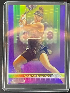 Naomi Osaka 2024 Topps Chrome #170 Purple Refractor /499 - Picture 1 of 2