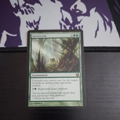 Asceticism MTG, Scars if Mirrordin, Rare Enchantment  - Image 1 of 2