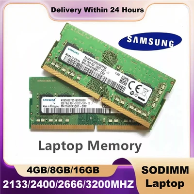 Samsung DDR4 2133/2400/2666/3200MHZ 4GB/8GB/16GB SODIMM Laptop Speicher RAM Lot