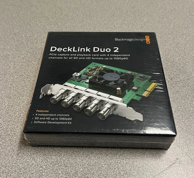 Blackmagic Design DeckLink Duo 2 PCIe Capture and Playback Card - Image 1 of 2