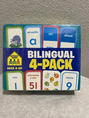 Учебные карты школьная зона двуязычная упаковка 4 шт. для детей от 4 лет - Изображение 1 из 4