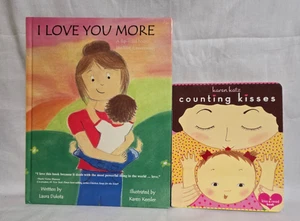 2- Children's Books I Love You More and Counting Kisses - Picture 1 of 2