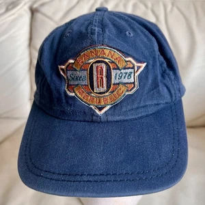 Banana Republic Navy Embroidered Cap Medium/Large 100% Cotton Made in USA - Picture 1 of 5