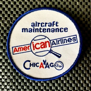 AMERICAN AIRLINES MANTENIMIENTO DE AERONAVES CHICAGO O'HARE COSER SOLO PARCHE 4" NOS - Imagen 1 de 2