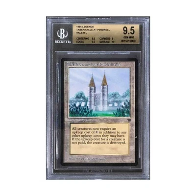 WOTC Magic Graded Card Tabernacle at Pendrell Vale - Legends - BGS 9.5 NM+ - Image 1 of 2