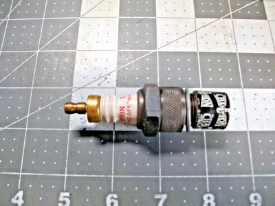 ( 1 )-NOS Champion 5 Com. Spark Plug .. USA Made .. w/washer7protrectiveThrd cap - Image 1 of 4