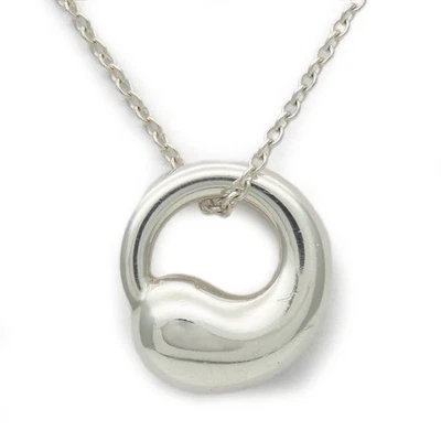 USADO TIFFANY & Co. Collar Eterno Círculo Plata925 3.9g Plata El Saperetti - Imagen 1 de 4