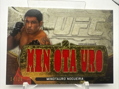 Minotauro Nogueira 2014 Triple Threads Relic 14/36 UFC- 1999 - Image 1 of 2