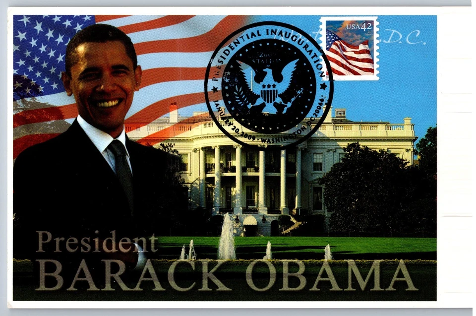 2009 President Barack Obama Inauguration Maxi Card w/Pictorial Cancel - Image 1 of 2