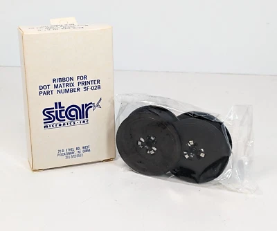 Star Micronics SF-02B Ribbon Dot Matrix Printer Gemini-10 -15 DP-8480 Blk Sealed - Image 1 of 4