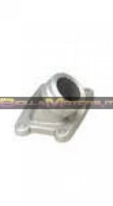 9923910 COLLETTORE ASPIRAZIONE DRITTO ALLUMINIO X CARBURATORE MIKUNI TM24 DERBI - Foto 1 di 5