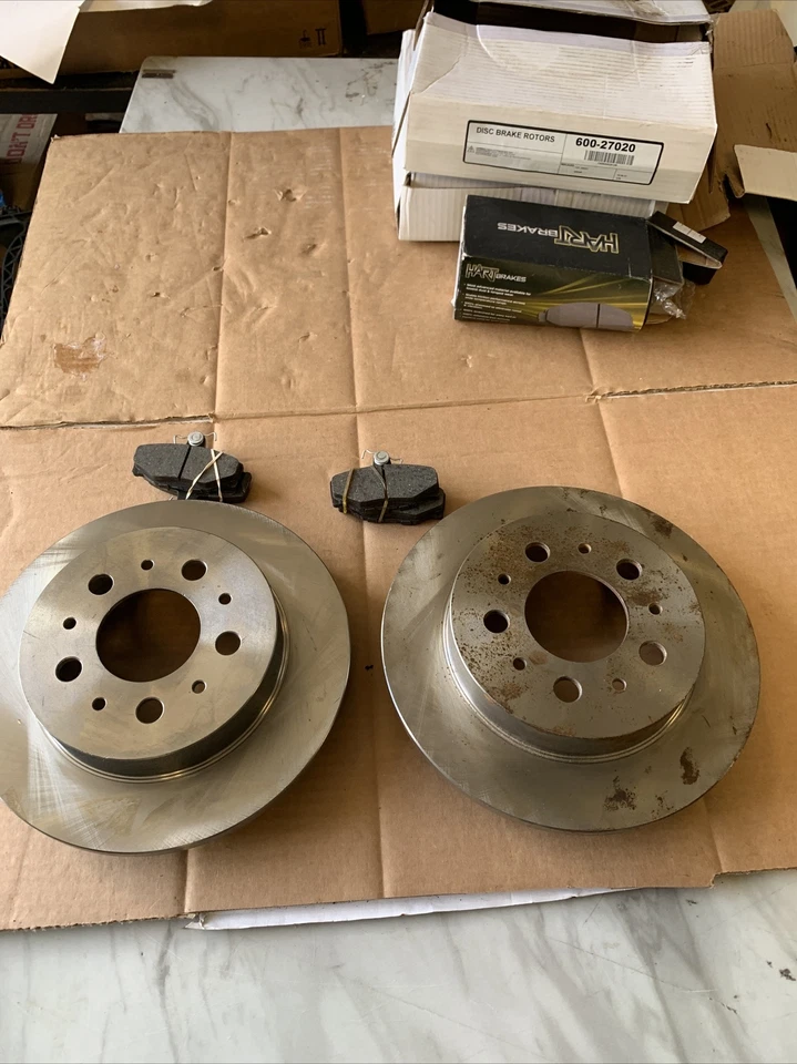 1995-1997 Volvo 960 Rear Left & Right Disc Brake Rotors Set 600-27020 - Image 1 of 4