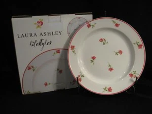 LAURA ASHLEY LIFESTYLES HATHAWAY ROSE 12" ROUND SERVING PLATTER IN ORIGINAL BOX - Picture 1 of 1