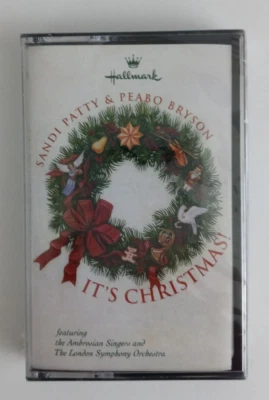 It’s Christmas Hallmark Sandi Patty and Peabo Bryson Cassette 1996 New Sealed - Image 1 of 2