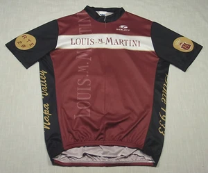 Vintage VOLER Polyester Cycling Jersey Shirt (90s/00s) LOUIS M MARTINI! M/L - Picture 1 of 3