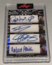 2023 Leaf Vibrance Signatures 4 Ewing, O'Neal, Mourning, Parish 8/10