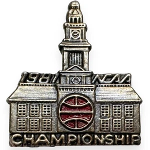 1981 NCAA Basketball Championship Press Pin - Picture 1 of 2