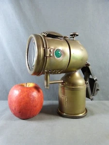French Acetylene carbide lantern - LUXOR complete for bicycle motorcycle ca.1910 - Picture 1 of 13
