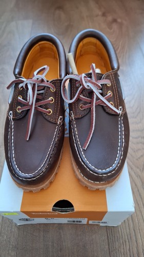 Timberland Cuciti a mano da donna Noreen a 3 occhi marroni taglia 4