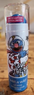 Wet N Wild Sesame Street Grover Lip Mask Vegan LIMITED EDITION  SEALED - Image 1 of 3