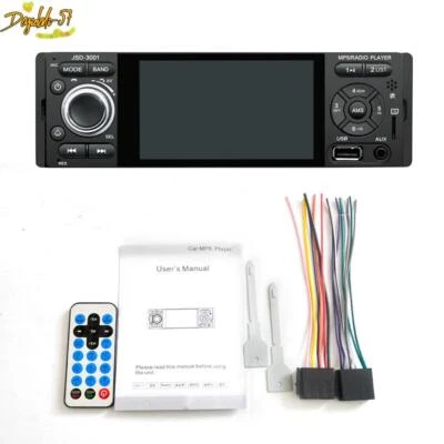 Radio Coche Reproductor MP5 Estéreo Bluetooth Pantalla Táctil Audio con 2 Cable Din Único Foto 1 de 4