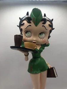 Betty Boop 1950s Carhop Waitress On Roller Skates 12” Figurine Rare - Picture 1 of 9