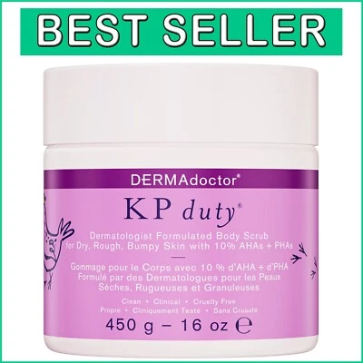 Dermatologist Formulated Body Scrub with 10% AHA + PHA for Keratosis Pilaris - Image 1 of 4