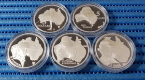 1993 Australia Masterpieces in Silver ( The Explorers ) - Picture 1 of 6
