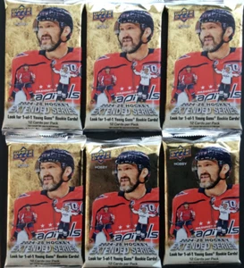 6 Packs Hobby 2024-25 Upper Deck Extended Series ? Young Guns Celebrini Canvas - Picture 1 of 2