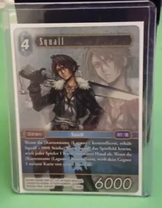 German FINAL FANTASY TCG OPUS 1 SQUALL 1-042R RARE FOIL WAVE 1 - Picture 1 of 4