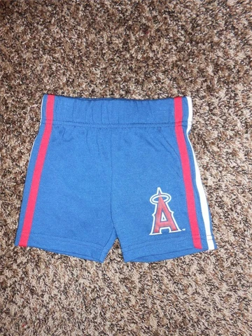 NEW Anaheim ANGELS  GIRLS INFANTS 3/6 Months Blue Shorts 49AP Cover