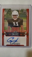 2022 Leaf Draft Autographs Clayton Smith Red #BA-CS2