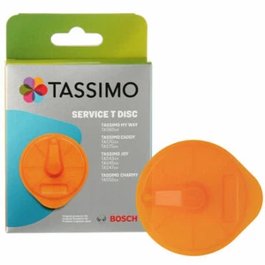 GENUINE BOSCH TASSIMO TAS70XX, TAS75XX,TAS60XX ORANGE SERVICE CLEANING T-DISC - Picture 1 of 5