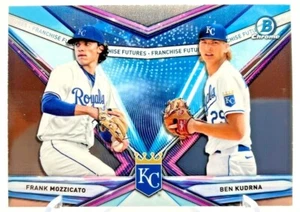 2021 Bowman Draft Chrome Frank Mozzicato / Ben Kudrna #FF-7 Franchise Futures - Picture 1 of 3