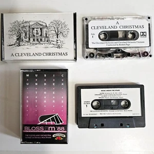 2 Cassette Tape Lot #ACX: A Cleveland Orchestra Christmas, Music Under The Stars - Picture 1 of 17
