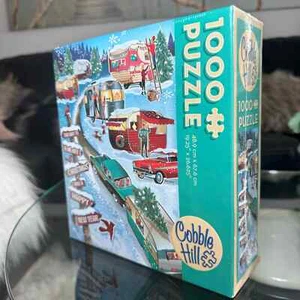 Cobble Hill Christmas Campers Jigsaw Puzzle - Picture 1 of 3