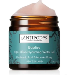 Antipodes Baptise H20 Hydrating Gel 60ml Manuka Honey & Hyaluronic Acid BBE11/22